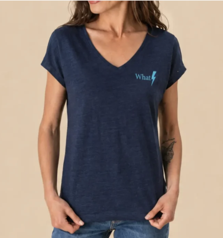 Camiseta de Lino Mujer – Cuello Pico